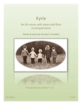 Kyrie SA choral sheet music cover